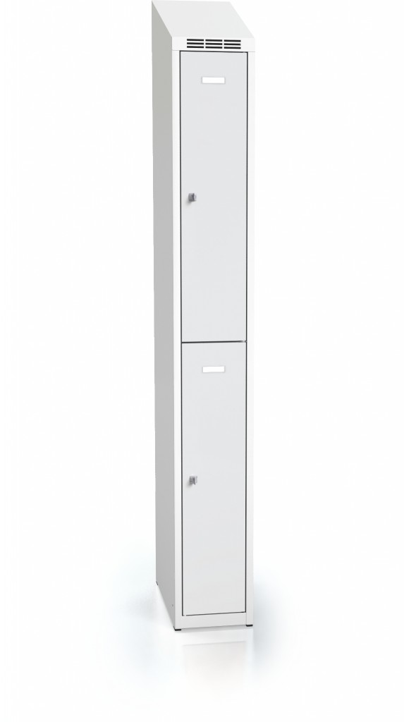  Divided cloakroom locker ALSIN with sloping top 1995 x 250 x 500